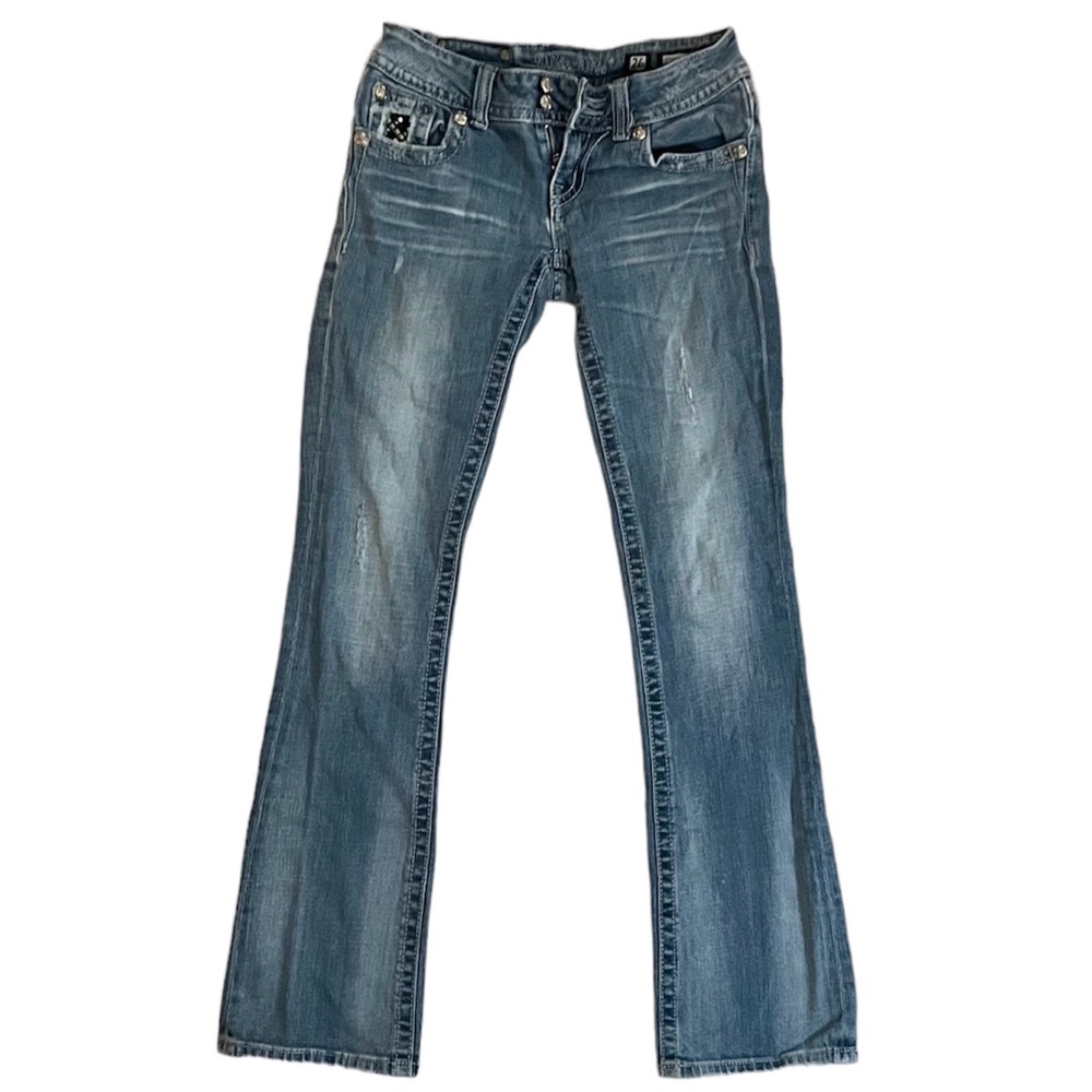 Miss Me Low-rise Boot-Cut Jeans